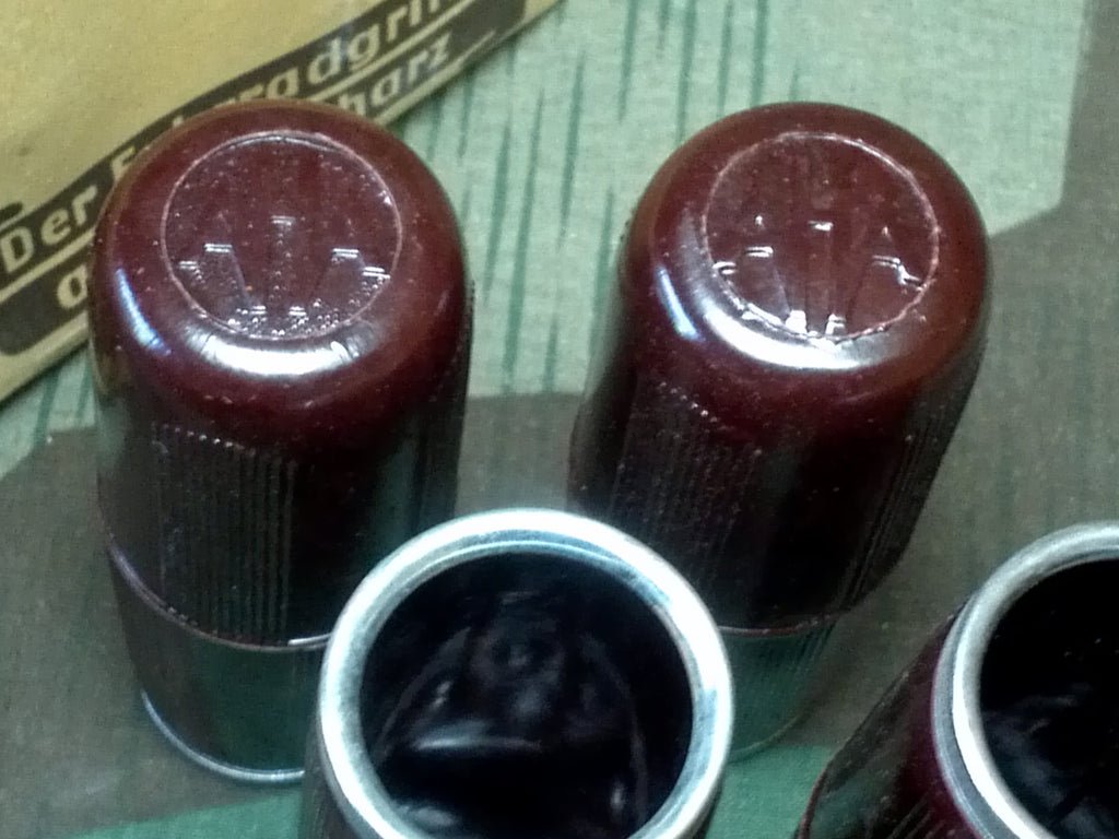 Original AHA Fahrrad Bicycle Bakelite Grips — image 3