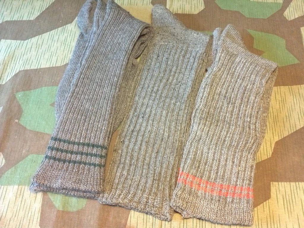 Original German Army Pattern Gray Socks (Size 3) — image 5