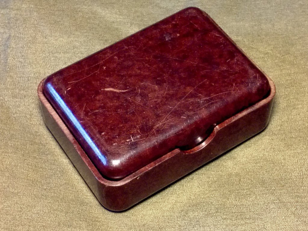Original Bakelite Soap Dish with Carving — image 5