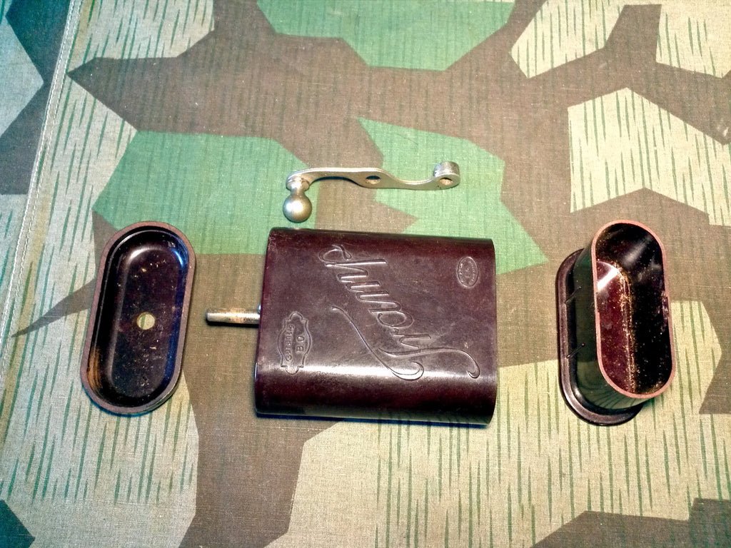 Period Tramp Bakelite Coffee Grinder Complete — image 3