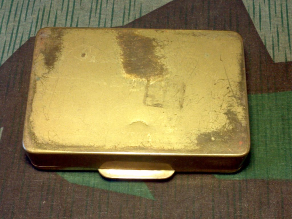 Period GJL Brass German Cigarette Box — image 2