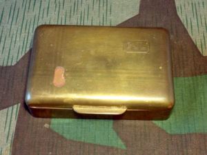 Period GJL Brass German Cigarette Box