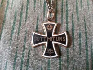 Gott Mit Uns Iron Cross Necklace