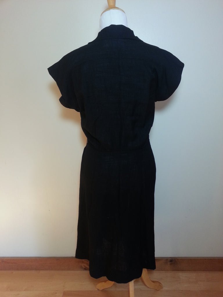 Black Dress with Gray Buttons(B-42' W-31' H-40') — image 4