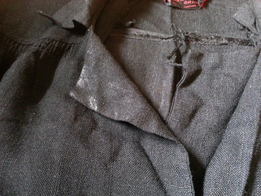 Black Dress with Gray Buttons(B-42' W-31' H-40') — image 8