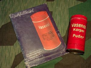 Original Vasenol Körper - Sanitäts - Puder w/ Refill Bag!