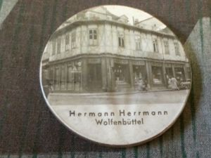 Hermann Herrmann Wolfenbüttel Advertising Mirror
