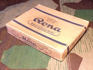 Original Rona Radiergummi Eraser Box Empty