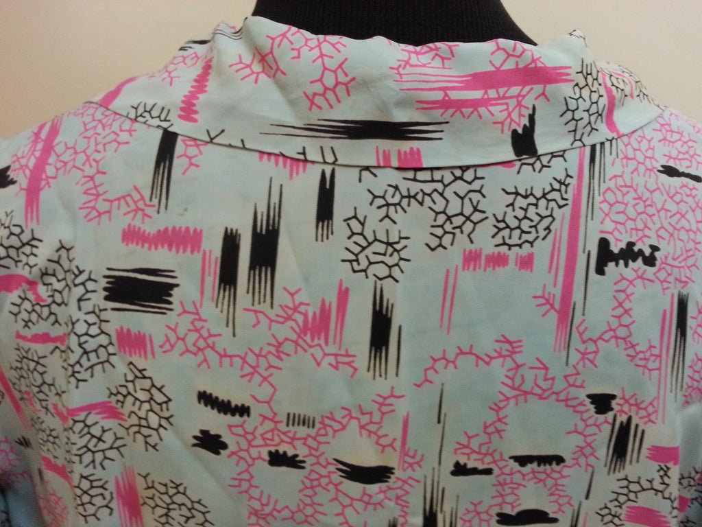 Light Blue Print Dress(B-44' W-34' H-46') — image 10