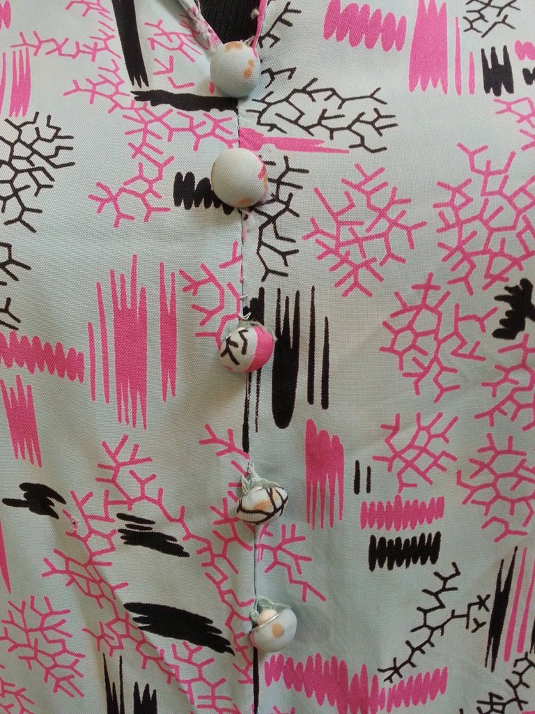 Light Blue Print Dress(B-44' W-34' H-46') — image 7