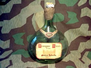 Original French Champagne Bottle 1908