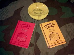 1930s Hotel De Paris Monte Carlo Ashtray and Guide Books