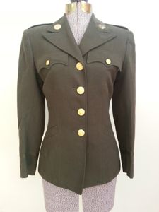 WAC Officer's Tunic (size 8R)(B-33' W-28')