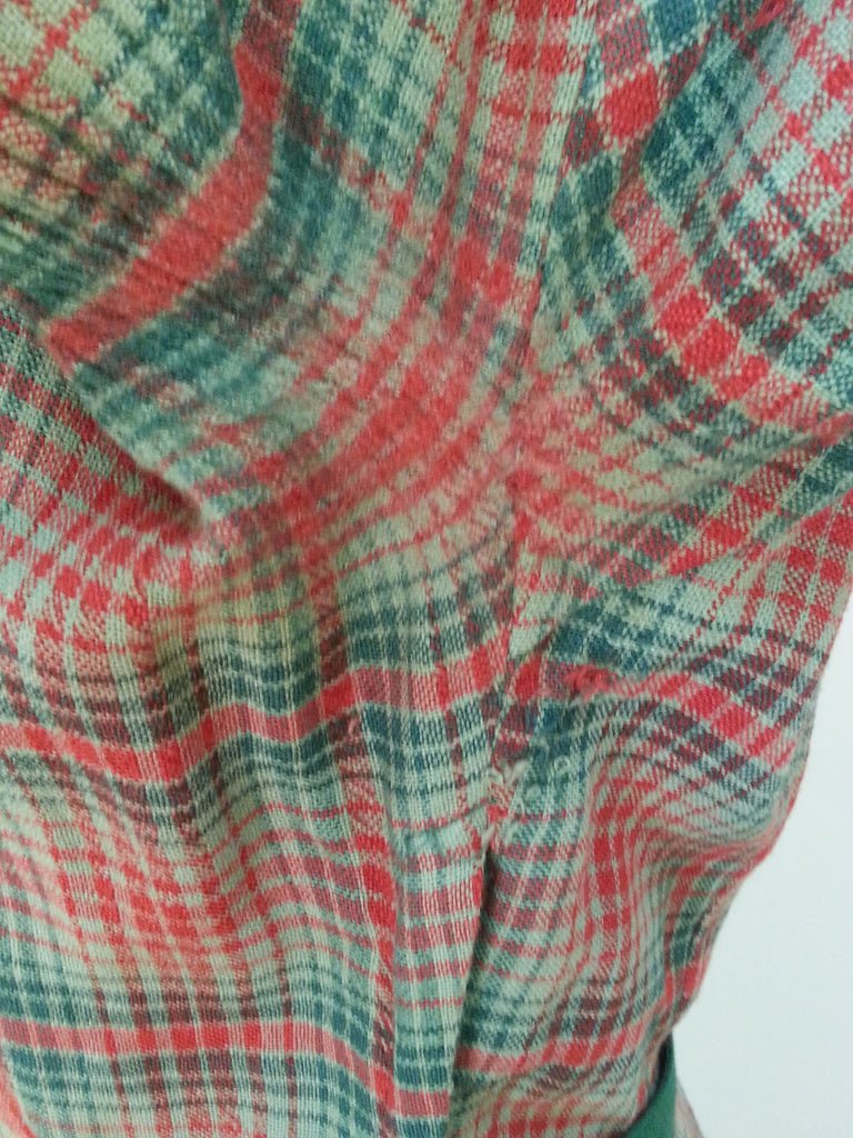 Red and Green Plaid Dress(B-37' W-26'--) — image 9
