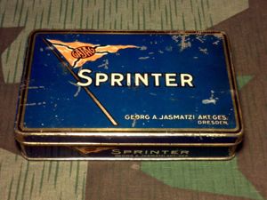 Original Sprinter 50 Cigarette Tin