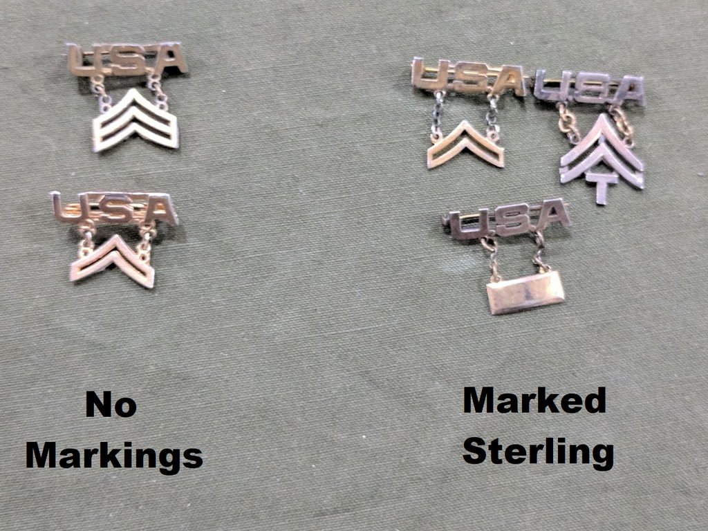 US Army Rank Sweetheart Pins — image 5