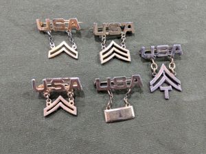 US Army Rank Sweetheart Pins