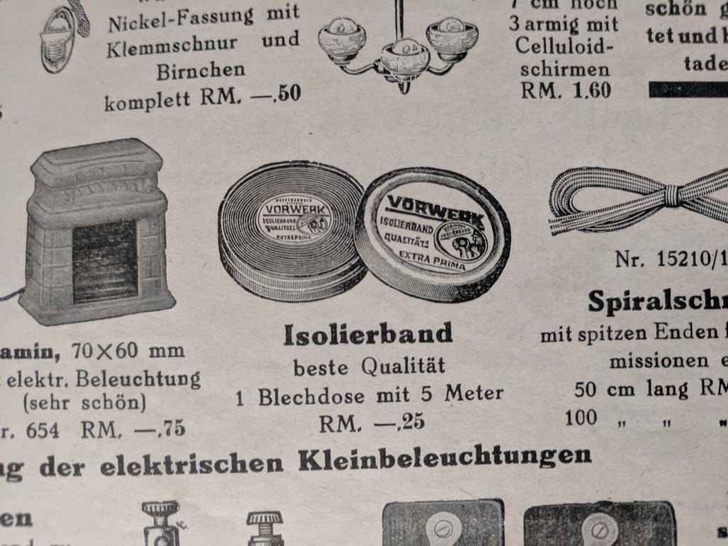 Original Vorwerk Tape Tin 5mtr — image 4