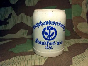 1935 Reichshandwerktag Original Krug 1/2L