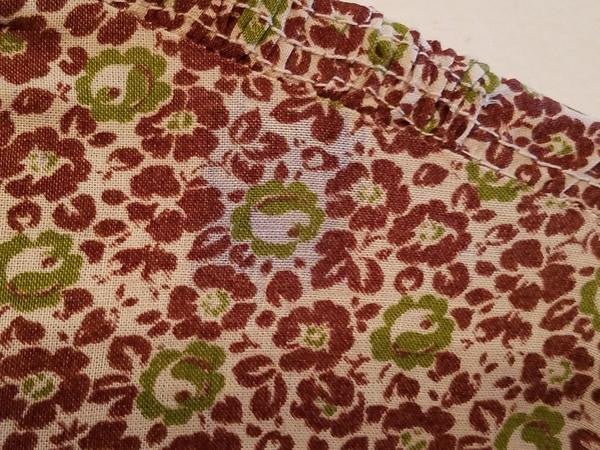 German Green Print Dress(B-38' W-30' H-40') — image 7