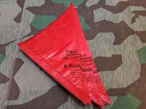 Red Triangular Coffee Bags