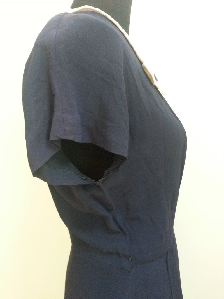 Dark Blue Dress w/ White Trim(B-38' W-29' H-36') — image 8