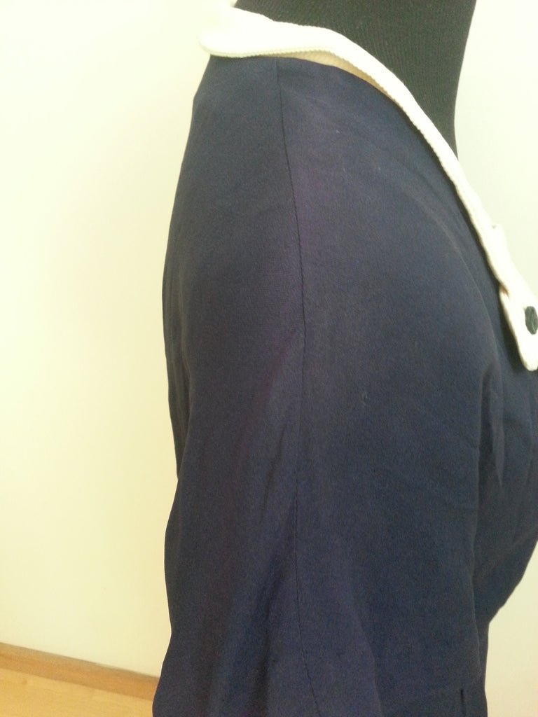 Dark Blue Dress w/ White Trim(B-38' W-29' H-36') — image 9