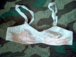 German Pink and White Bra