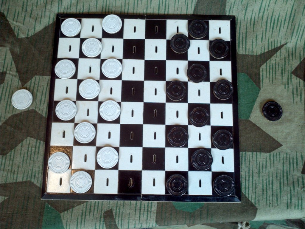 Period Schachspiel Chess/Checkers/Dame Game — image 8