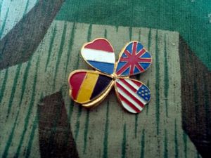 Belgian Liberation Clover Pin