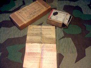 Original Feldpost Heater Charcoal Briquettes