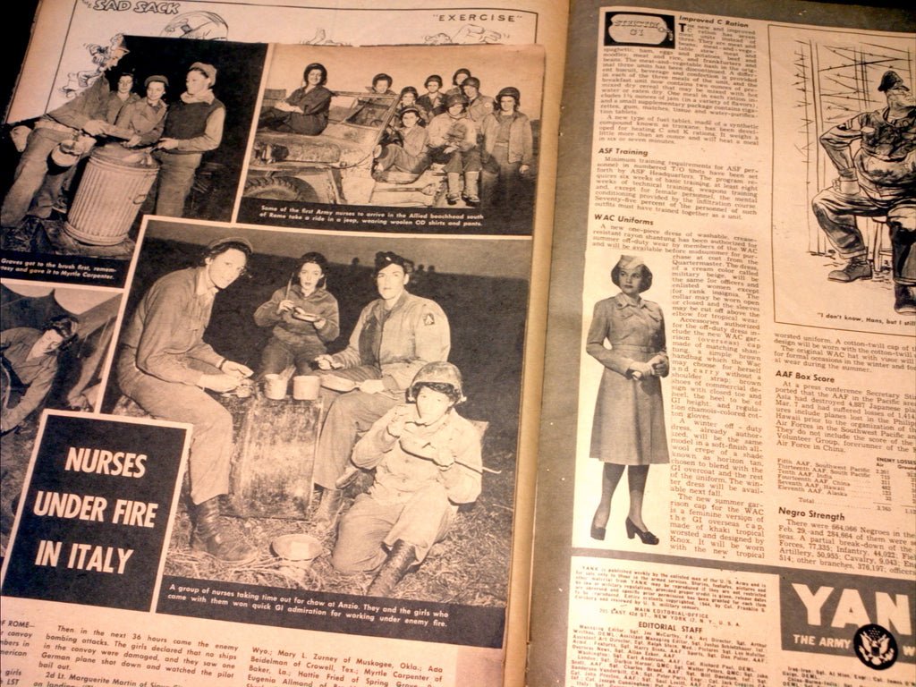 4 Yank Magazines - Featuring Nurses and WACs — image 3