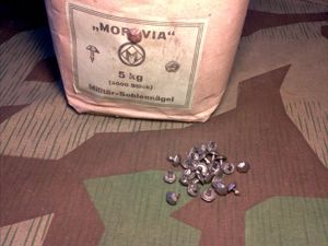 Original Wehrmacht 6-Sided Hobnails