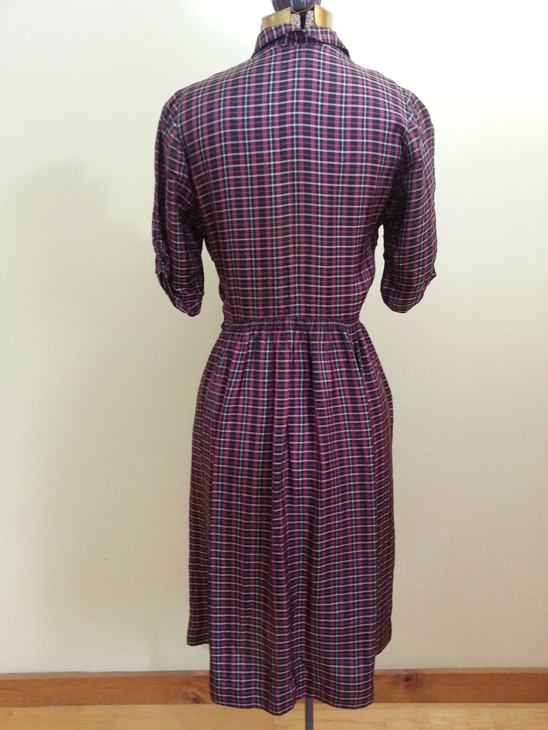 German Plaid Dress(B-36' W-27' H-40 1/2') — image 4