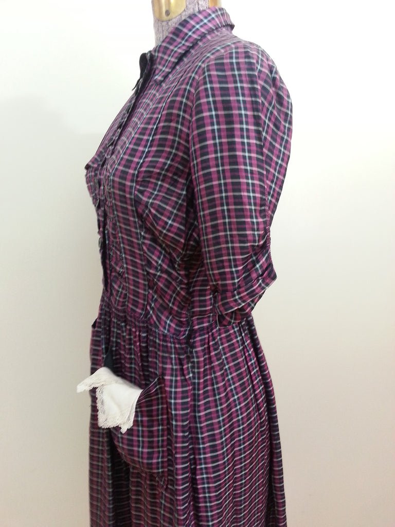 German Plaid Dress(B-36' W-27' H-40 1/2') — image 5