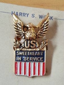 Sweetheart in Service Sterling Pin Made by Coro - New …