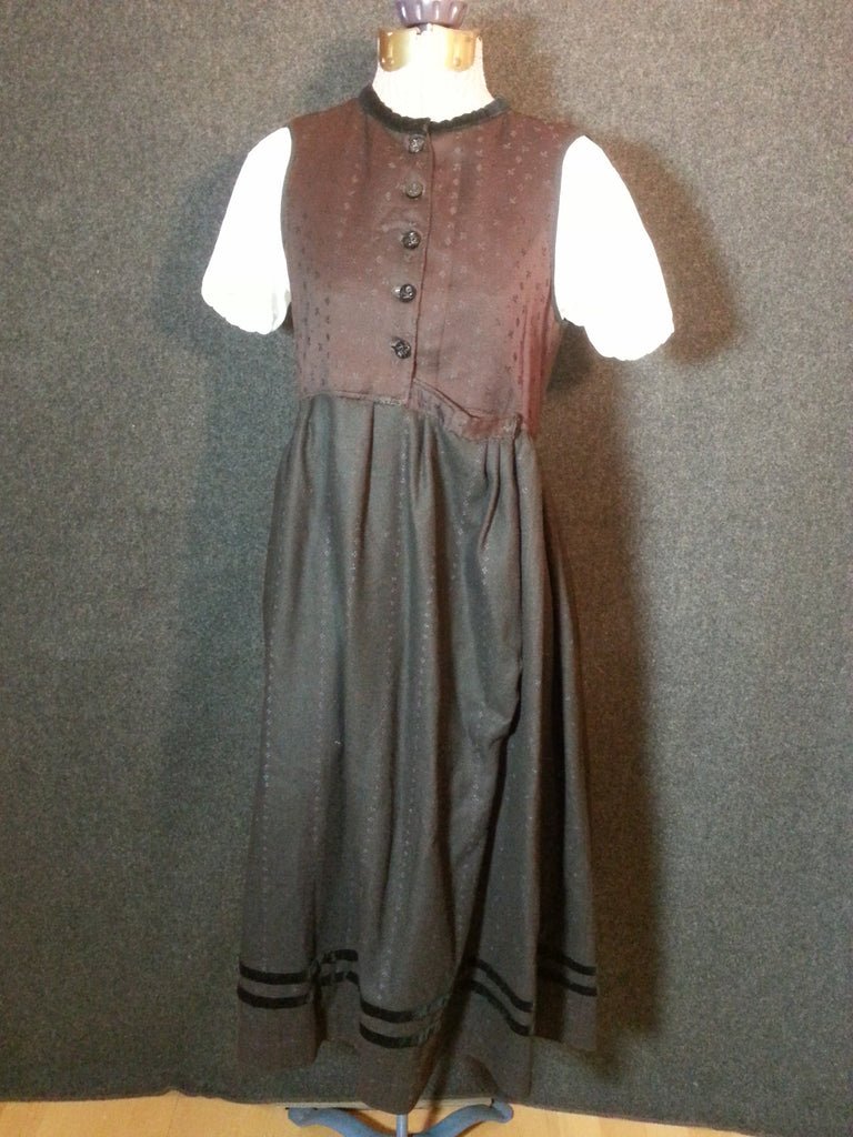Pre-WWII German Dirndl w/ Painted Skirt(B-32 1/2' W-32'--) — image 6