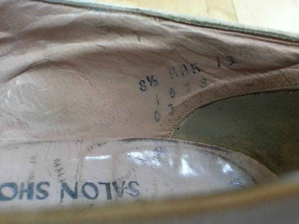 1940s White Peep Toe Heels(Size 8 1/2 aaa) — image 9