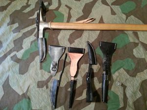 Gebirgsjäger Ice Pick Leather Cover