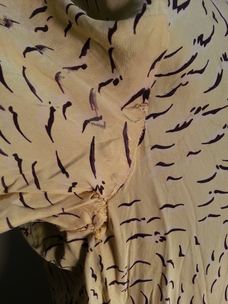 Pale Yellow Button Dress(38'-28'-35 1/2') — image 9