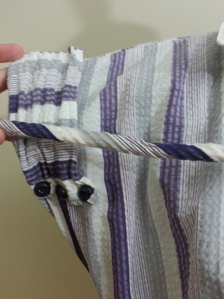 Purple & White Striped Dress(B-43' W-32' H-41') — image 6