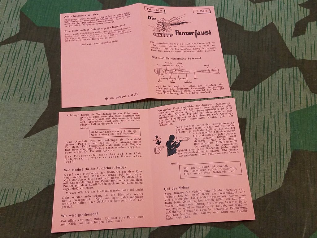 Pocket Instructions for Panzerfaust — image 2