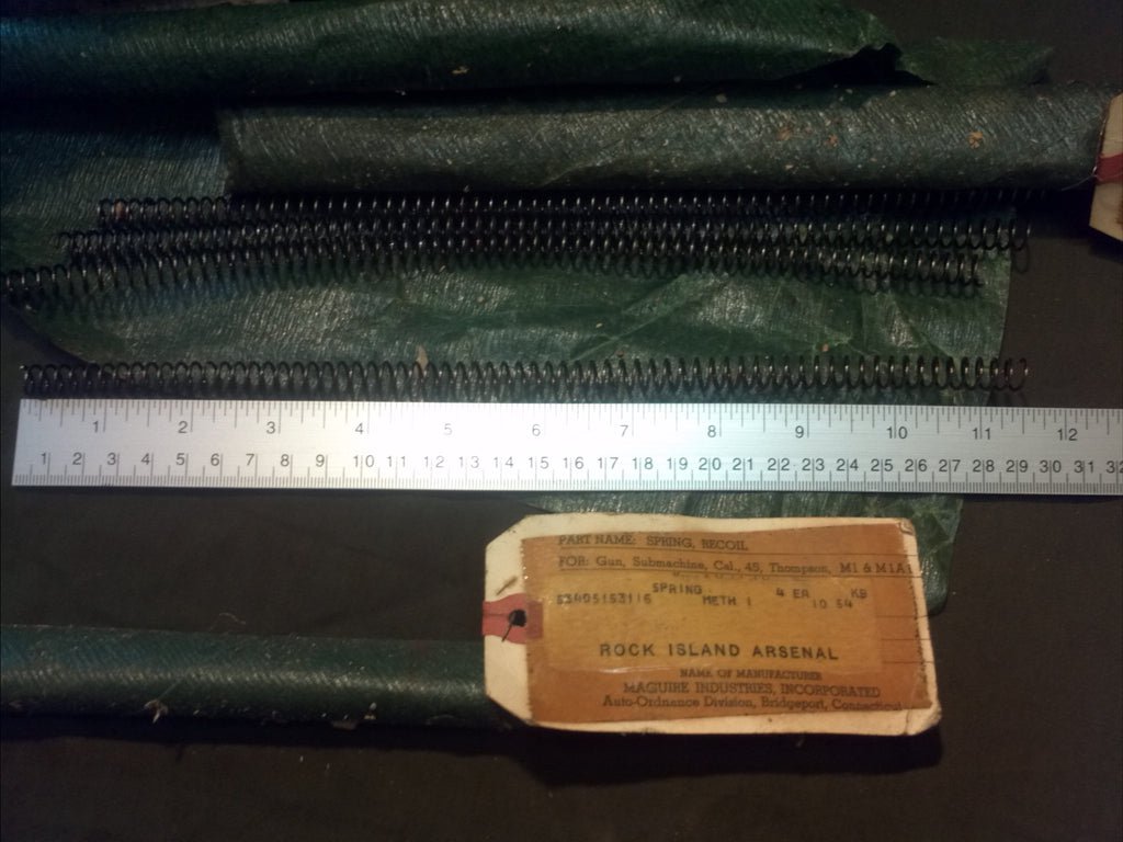 Original Thompson M1A1 Recoil Springs — image 2