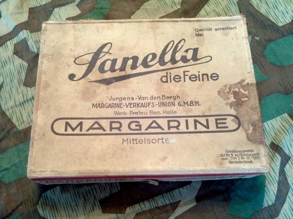 Original 1930's Sanella Margarine Carton — image 2