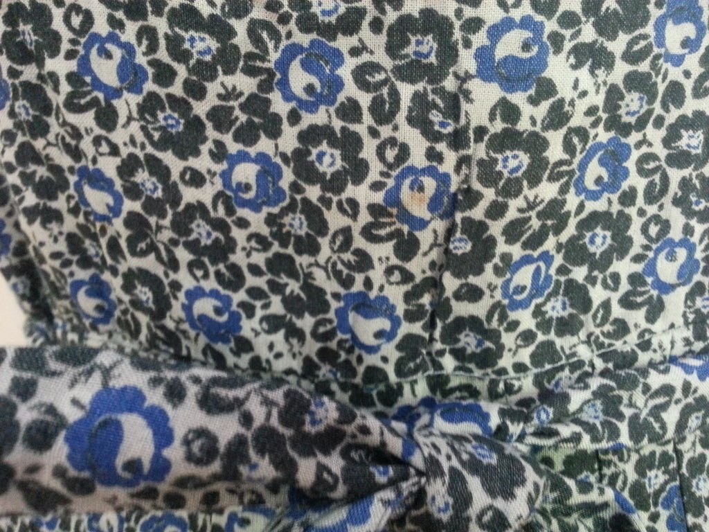 German Blue Dress - Buttons in the Back(B-40' W-33' H-40') — image 4