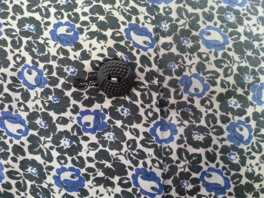 German Blue Dress - Buttons in the Back(B-40' W-33' H-40') — image 5