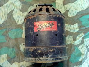 Original WWII Large Katalyt Space Heater Die Sonne im Winter