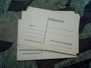 Original Feldpost Karte Type 1