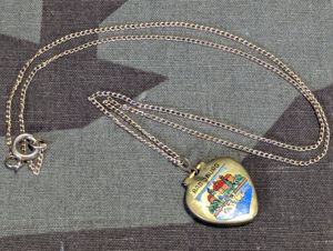 German Bad Iburg Locket Necklace
