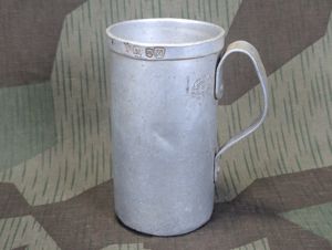 1/4L German Aluminum Measuring Cup 1912-1936